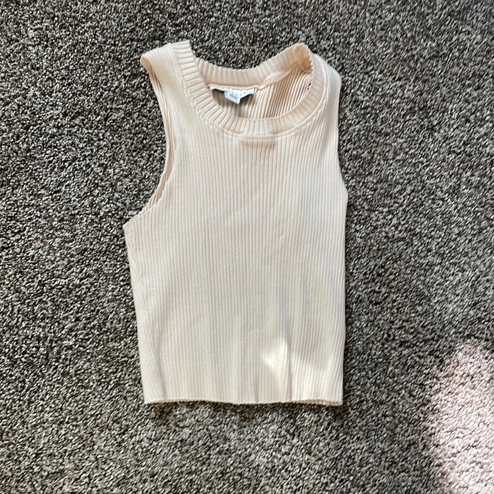 NWOT top shop tan tank top